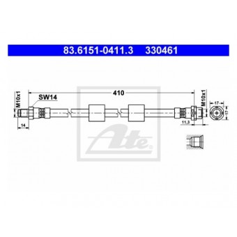 Fren Hortumu E39 Ön
